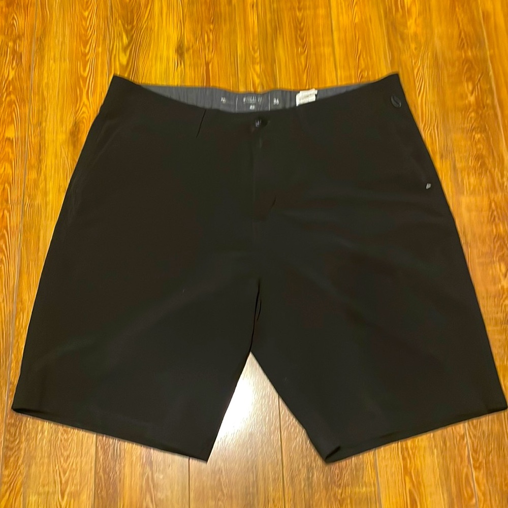 Black quicksilver dress shorts